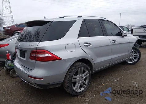 2015 Mercedes-Benz Ml 350 4Matic из США, поврежденный, VIN 4JGDA5HB4FA596102